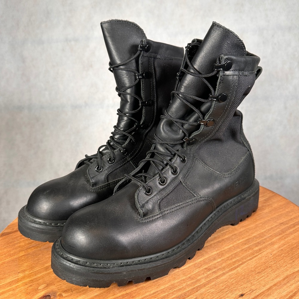 Belleville GICB Combat Boots Mens 7.5 R Black Good Gore-Tex Tactical USA